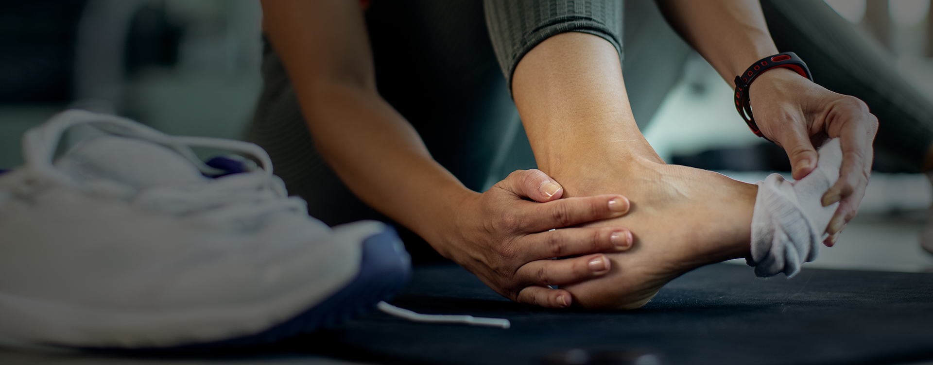Ankle Ligament Tear Bannner
